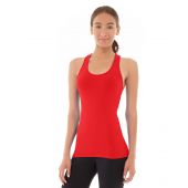 Chloe Compete Tank-L-Red